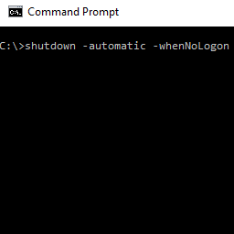 Automatic Shutdown If No One Logs In