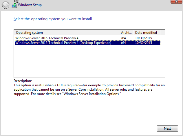 ServerInstall-WithDesktop