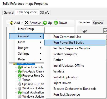 How to execute powershell scripts from MDT? - Server Fault